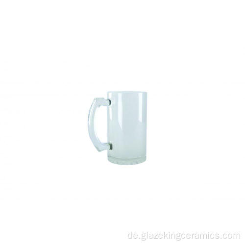 Glasbier Stein, 0,4 l, gefrostet